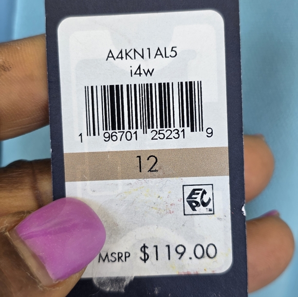 Tommy Hilfiger Women Keyhole Fit & Flare Dress Sz 12 Long Sleeve Cocktail NWT - Picture 9 of 15